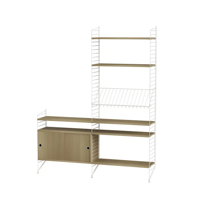 String living room oak & white - Combination K - String