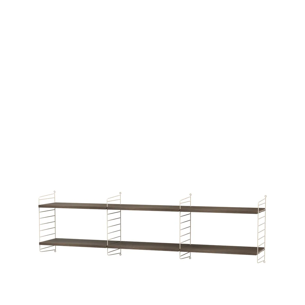 String living room walnut & beige - Combination O String