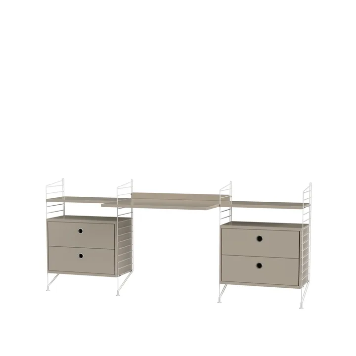String office beige & white - Combination C - String
