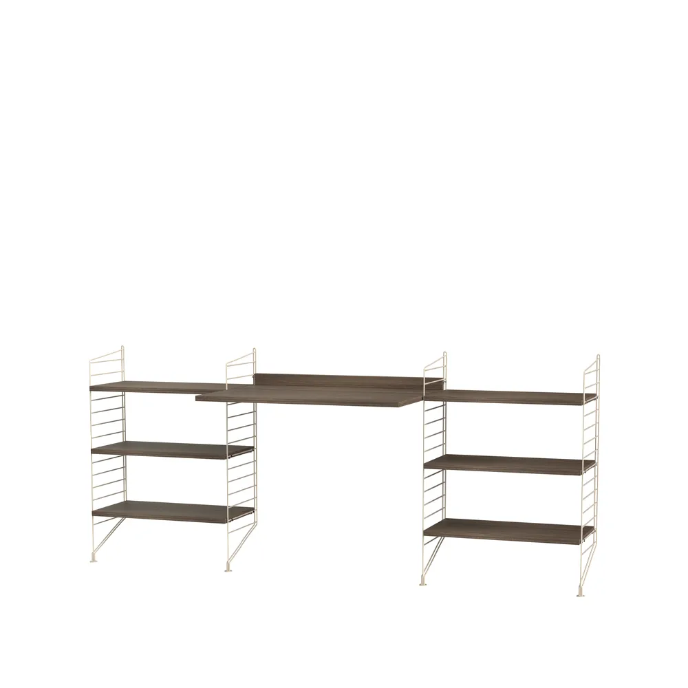 String office walnut & beige - Combination D String