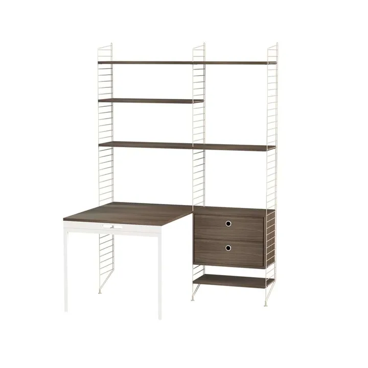 String office walnut & beige - Combination E - String