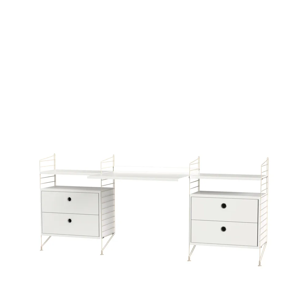 String office white & beige - Combination C String