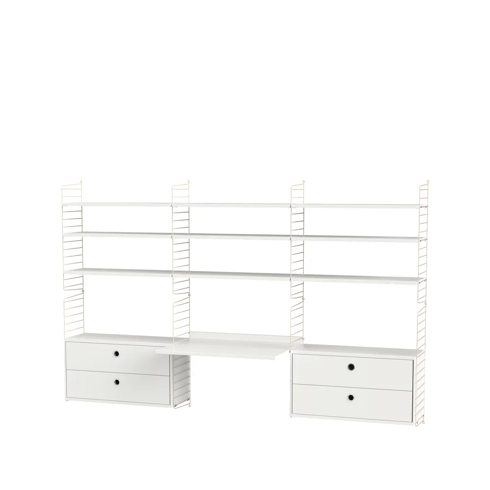 String office white & beige - Combination F String