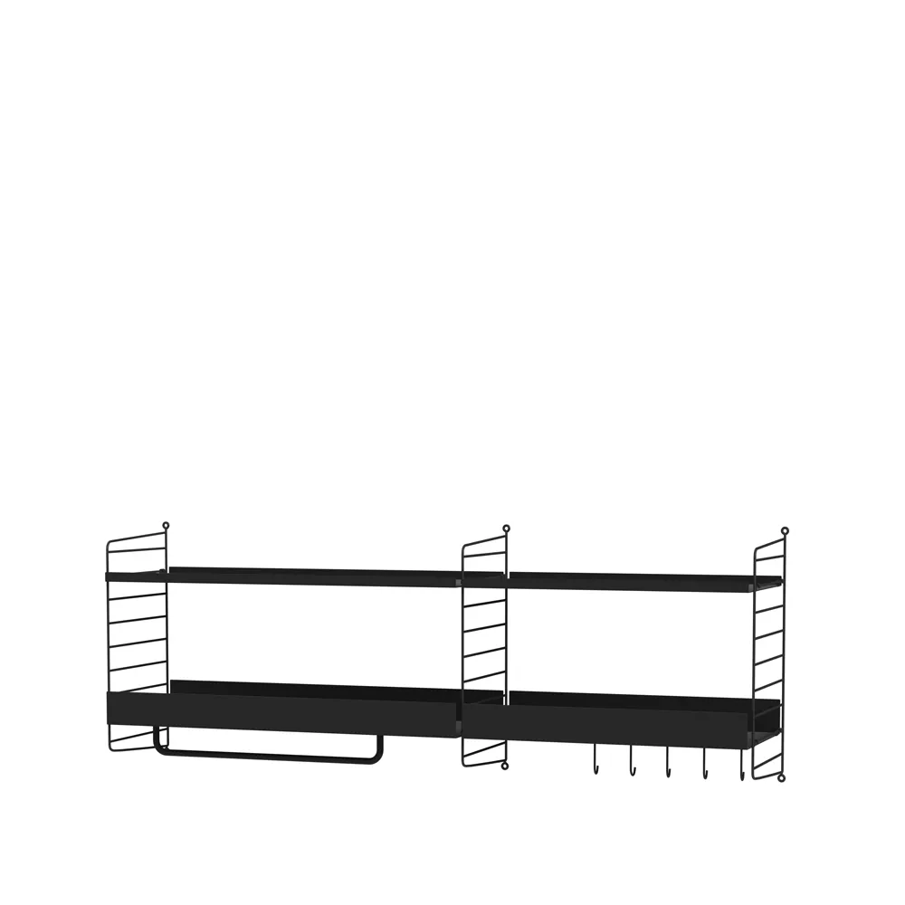 String shelf black - Combination J String
