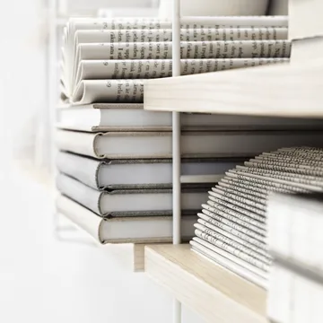 String shelf Pocket ash-white - ash-white - String