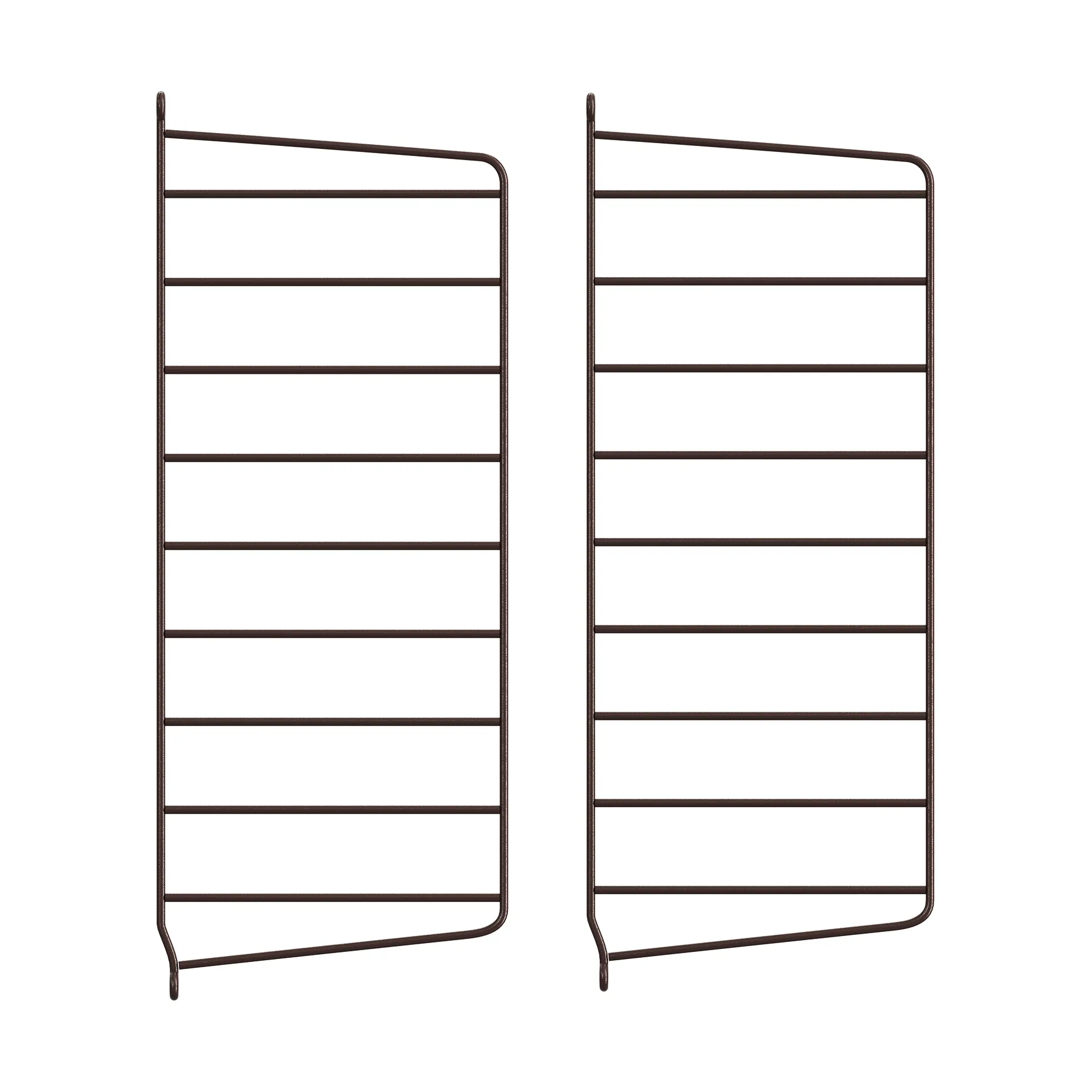 String wall panels, Dark brown, 50x20 cm, 2-pack String