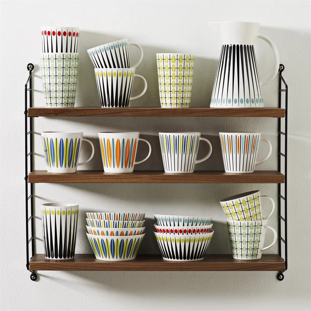 Olivia mug, white-lime Superliving