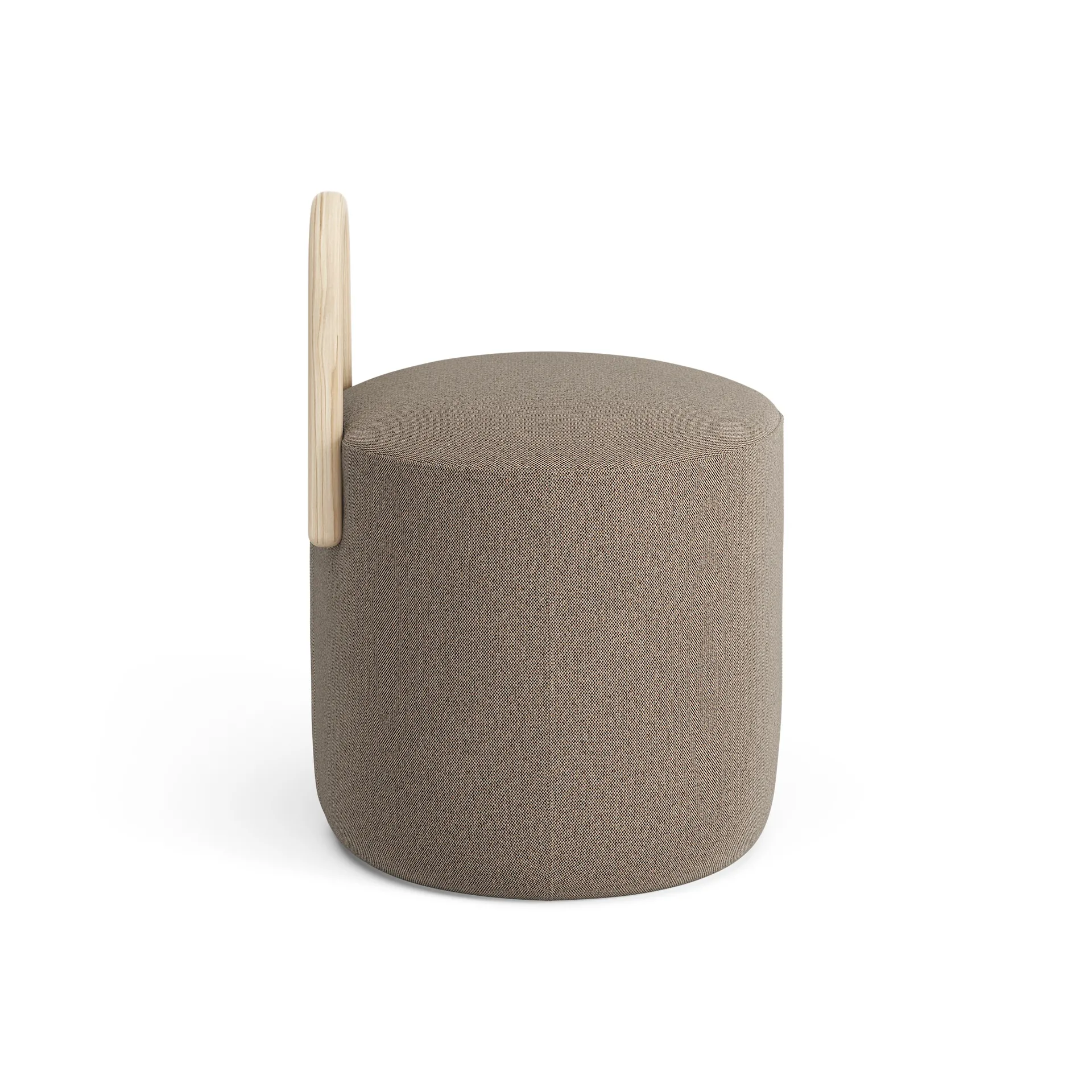 Amstelle pouf small oak natural lacquer, Main Line Flax 23 Swedese