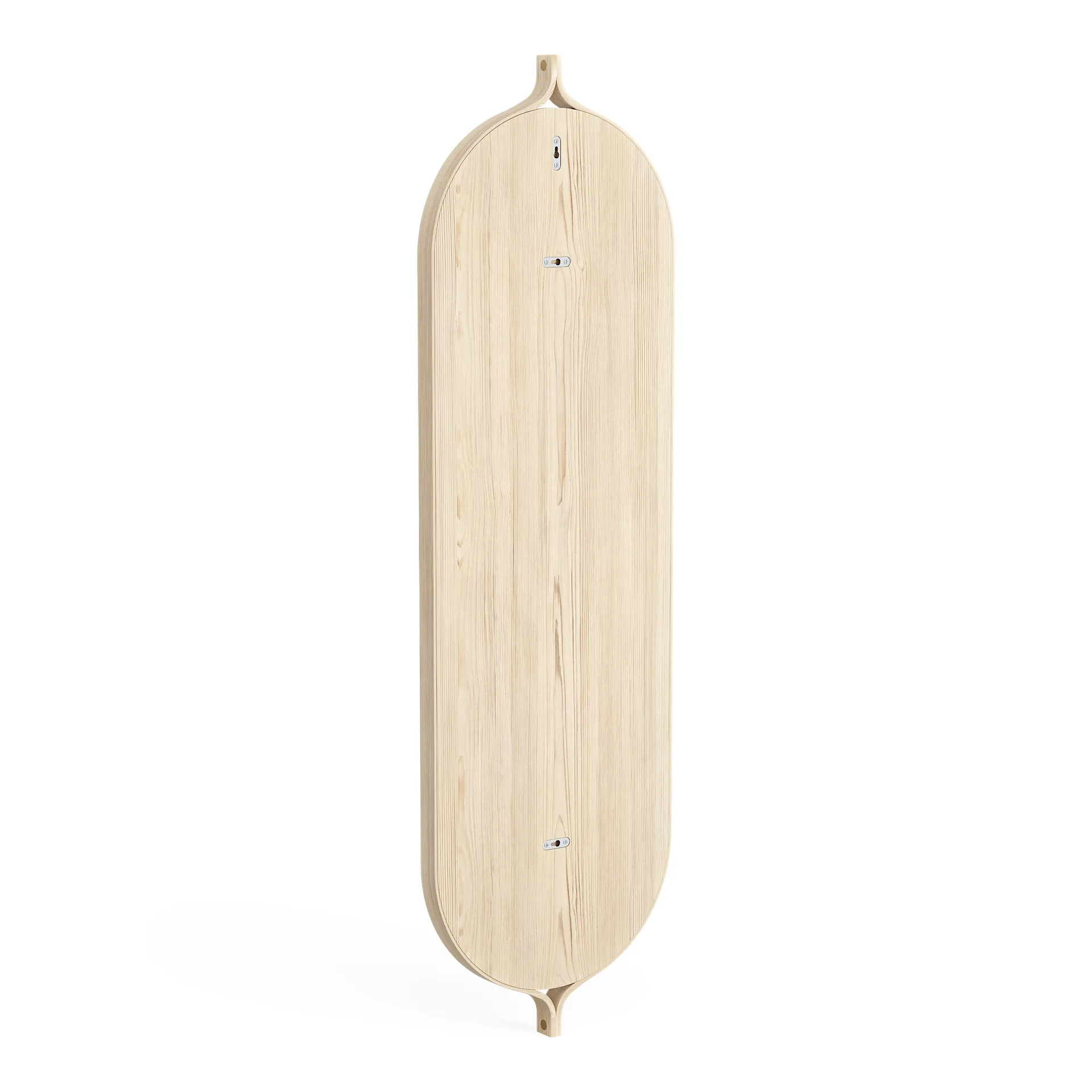 Comma Mirror oblong 135 cm, Ash laquered Swedese