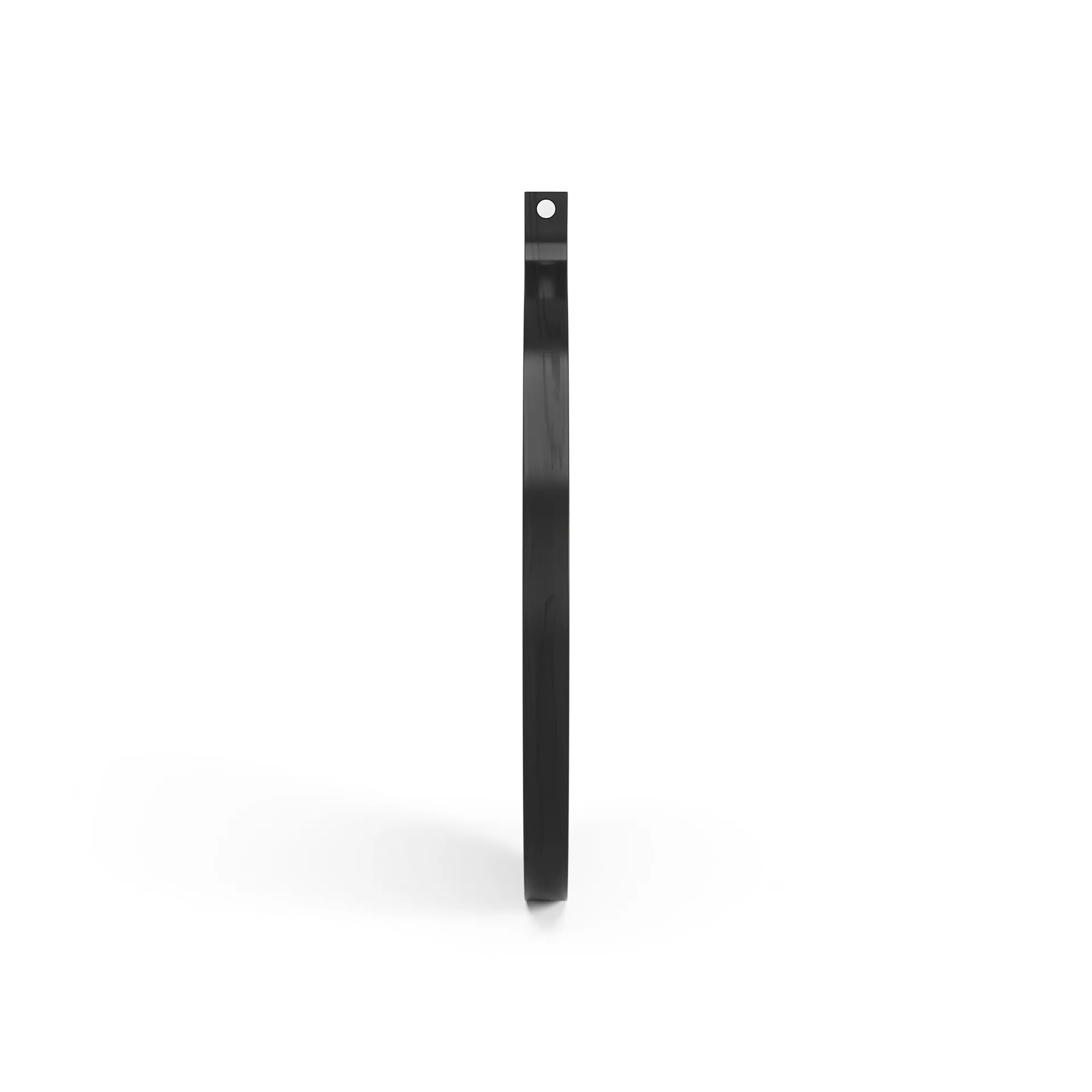 Comma Mirror round Ø52 cm, Ash black oiled Swedese