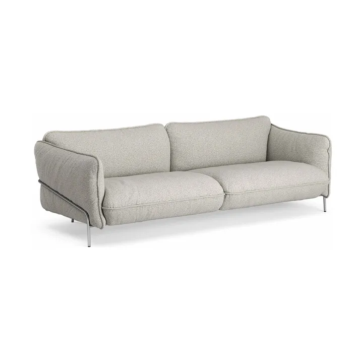 Continental sofa - Wave Sky-chromed steel - Swedese