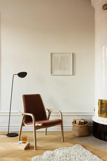 Laminett armchair - Sheepskin Espresso-oiled oak - Swedese