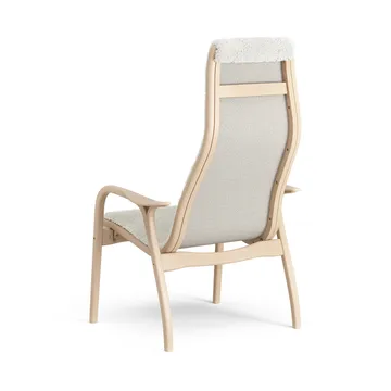 Lamino arm chair laquered beech/sheep skin - Off white (white) - Swedese