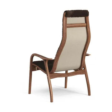 Lamino armchair - Sheepskin Espresso-oiled walnut - Swedese