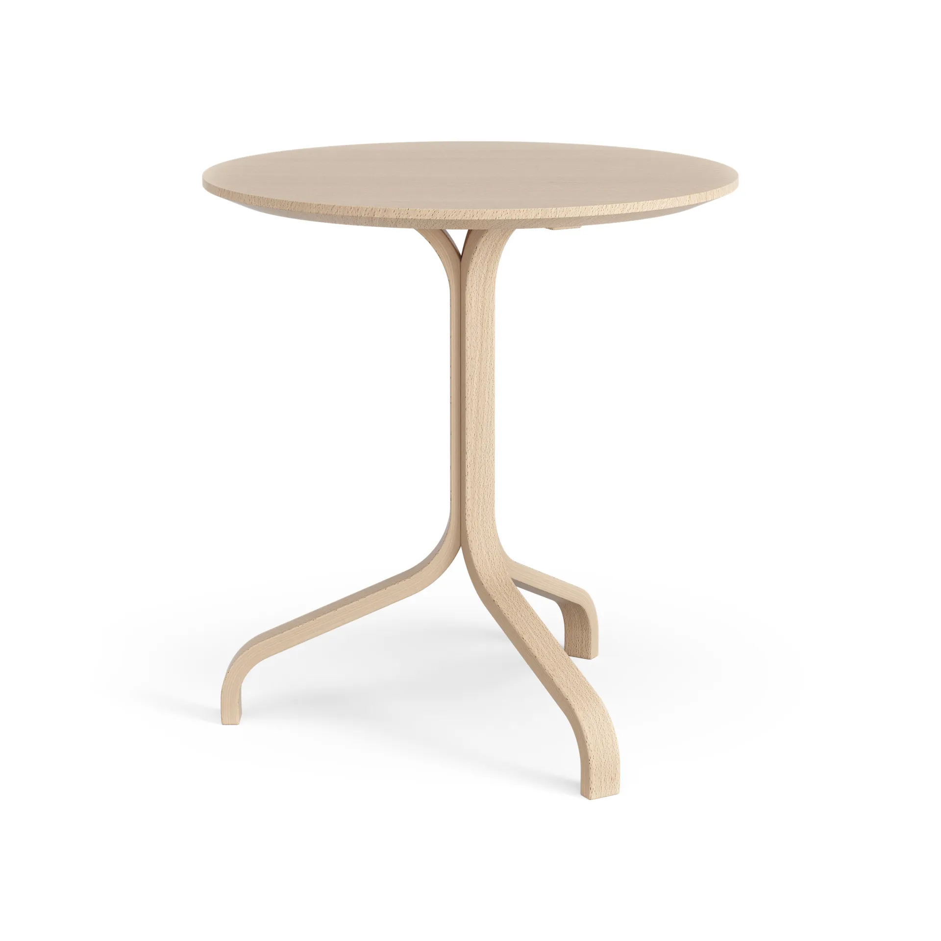 Lamino table Ø46x49 cm, Lacquered beech Swedese