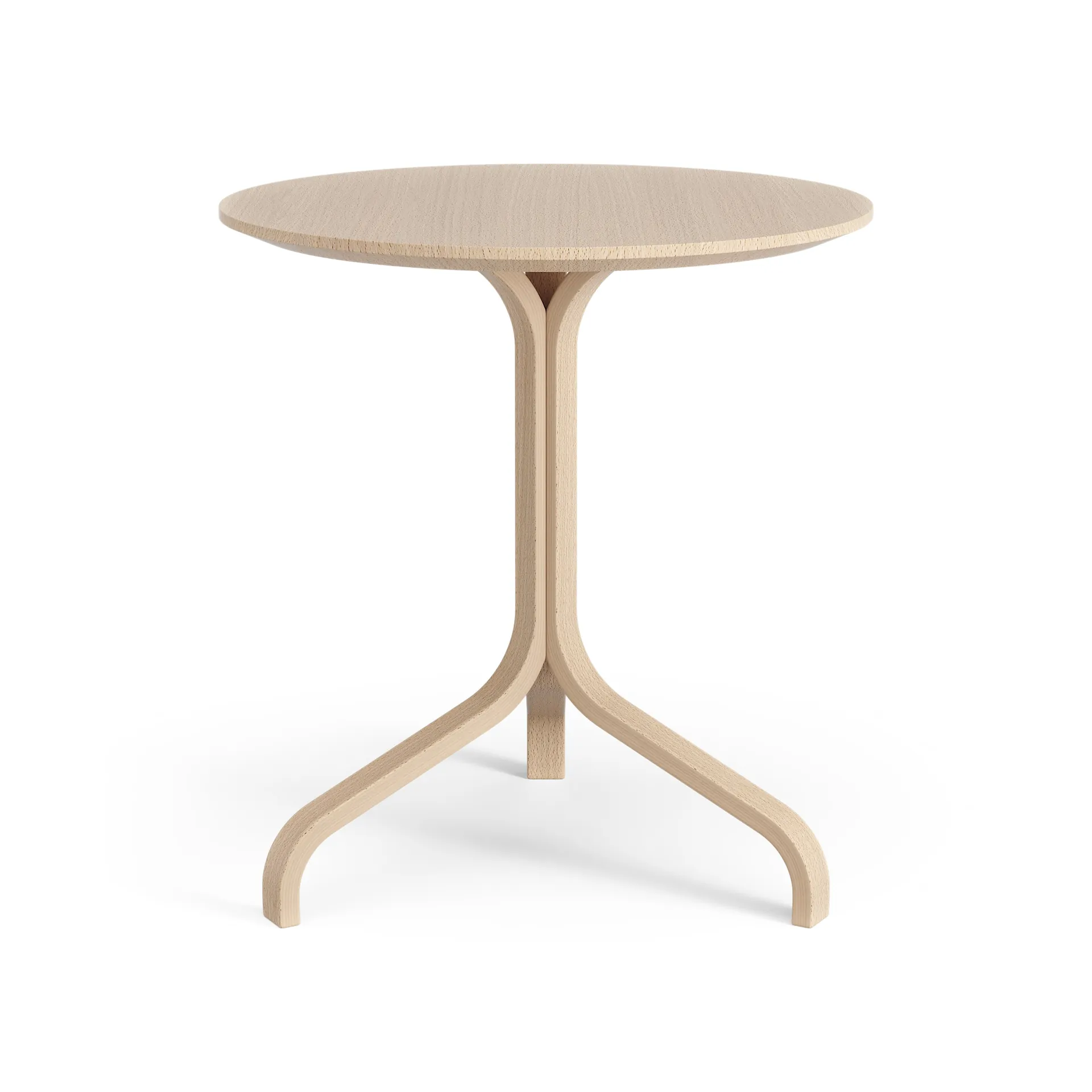 Lamino table Ø46x49 cm, Lacquered beech Swedese