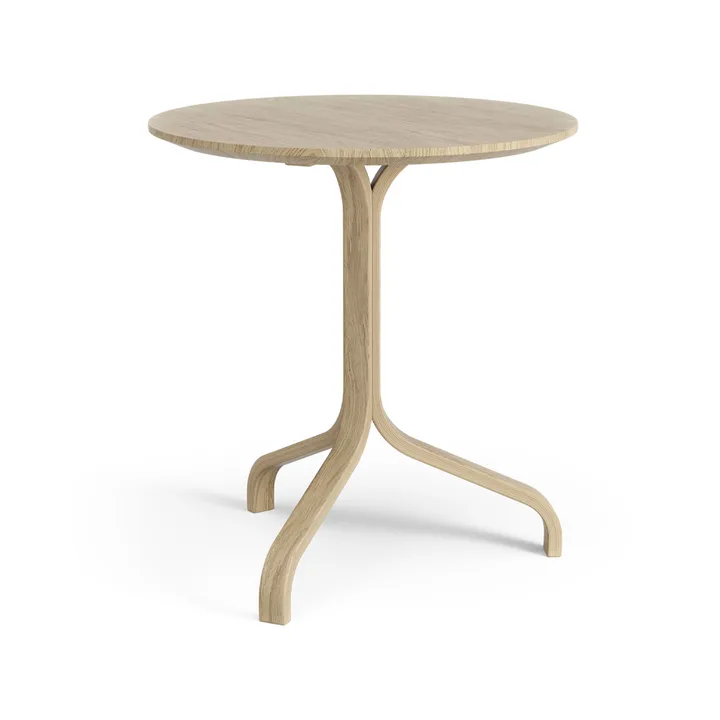 Lamino table Ø46x49 cm - Lacquered oak - Swedese