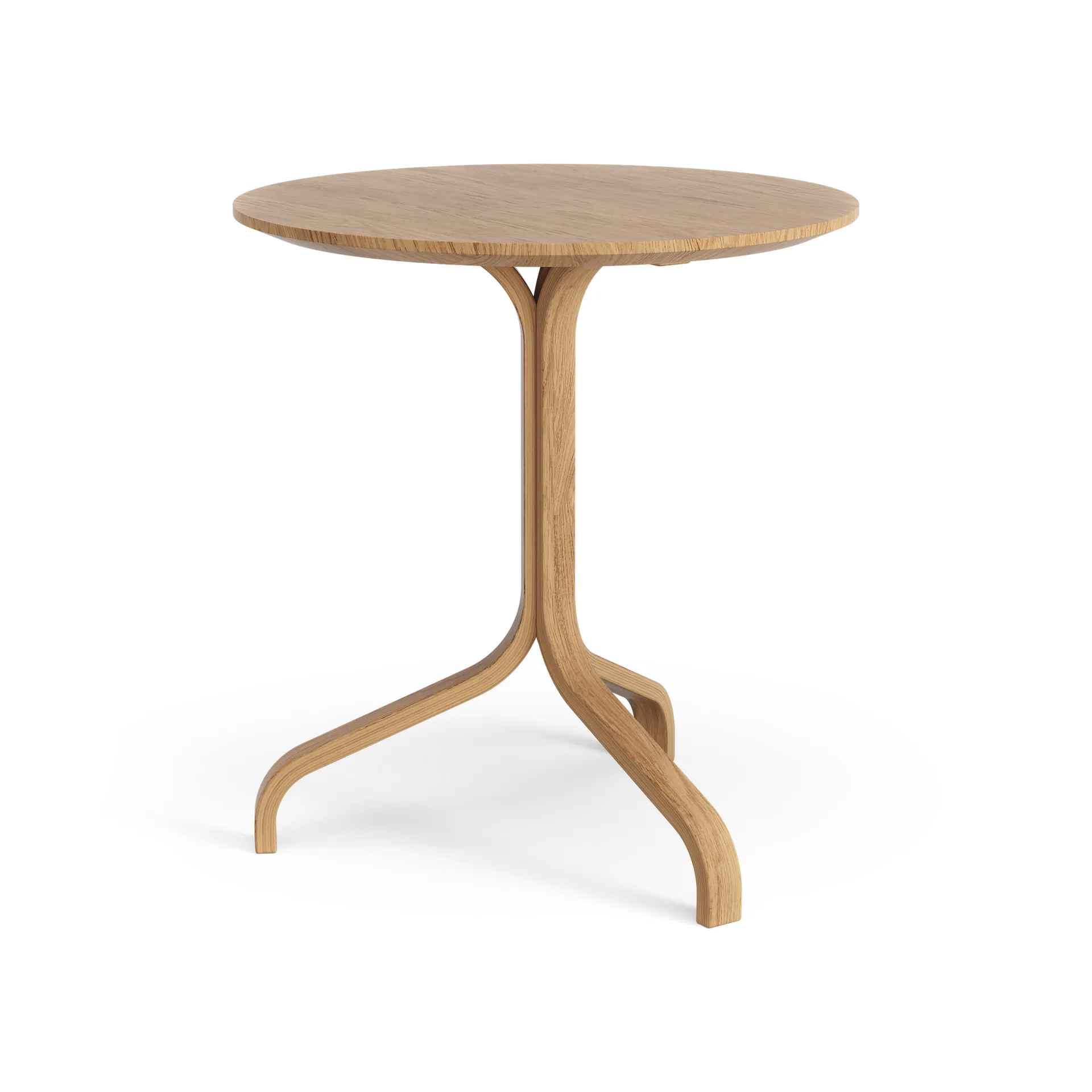 Lamino table Ø46x49 cm, Oiled oak Swedese Lamino table Ø46x49 cm, Oiled oak Swedese