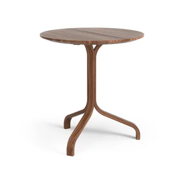 Lamino table Ø46x49 cm - Oiled walnut - Swedese