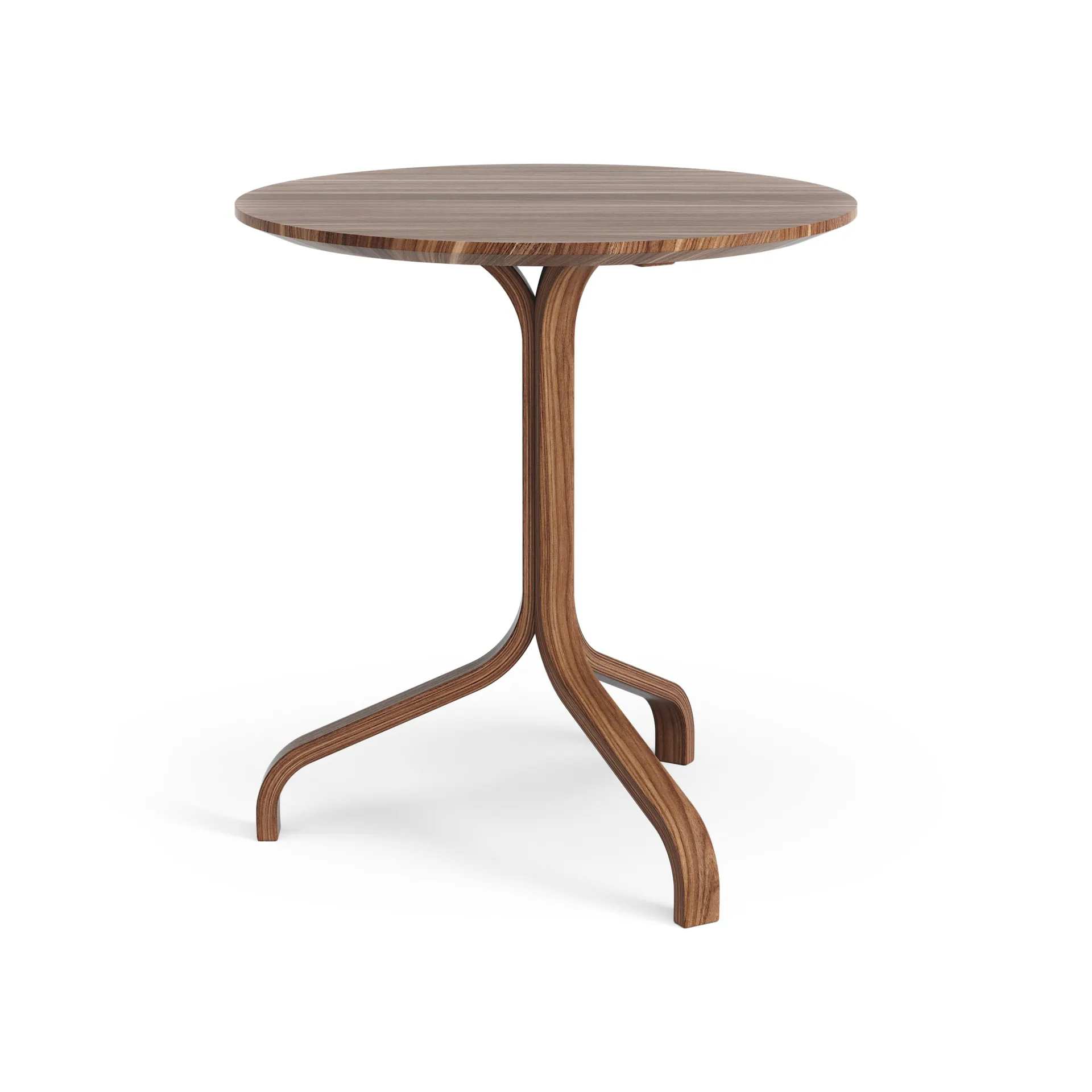 Lamino table Ø46x49 cm, Oiled walnut Swedese
