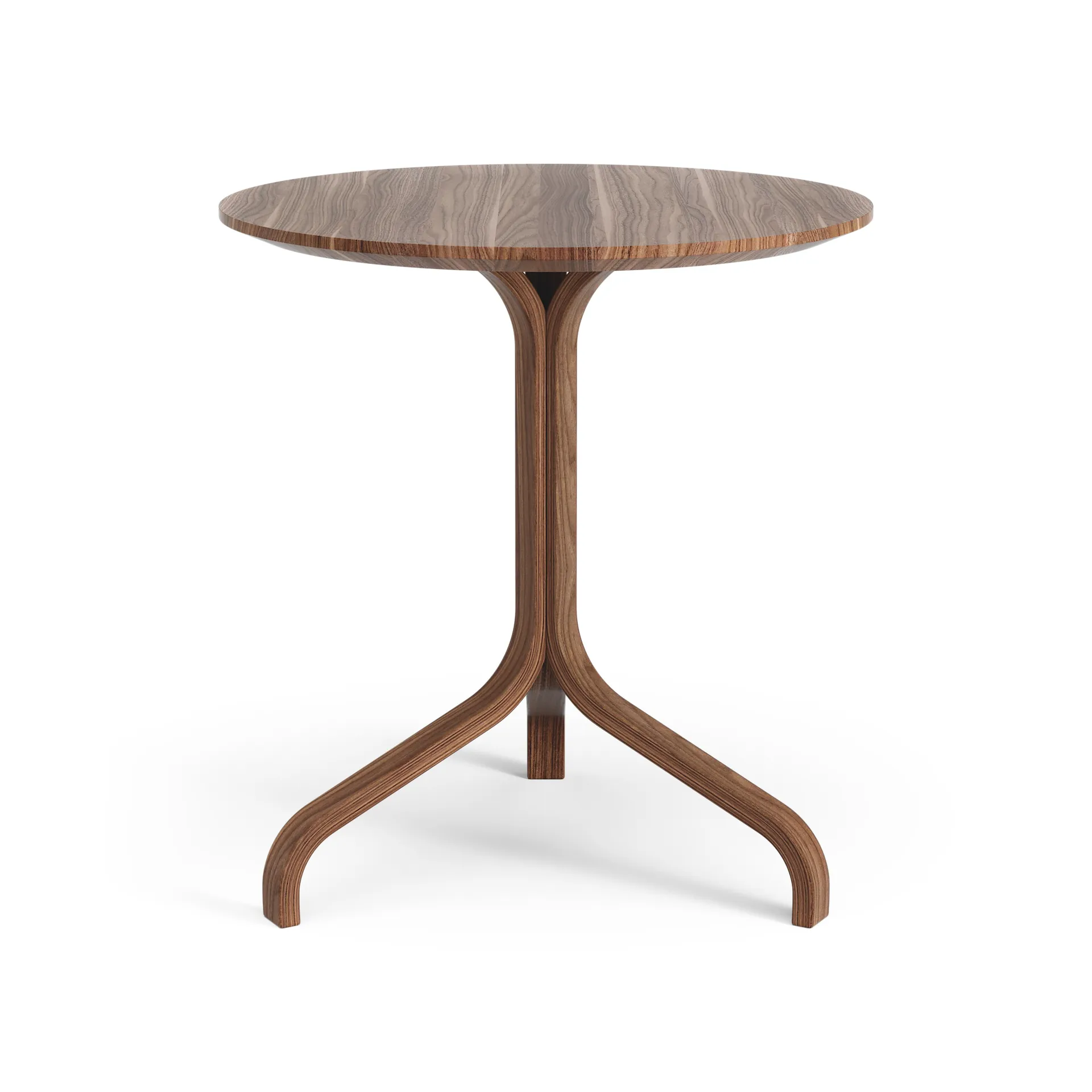 Lamino table Ø46x49 cm, Oiled walnut Swedese