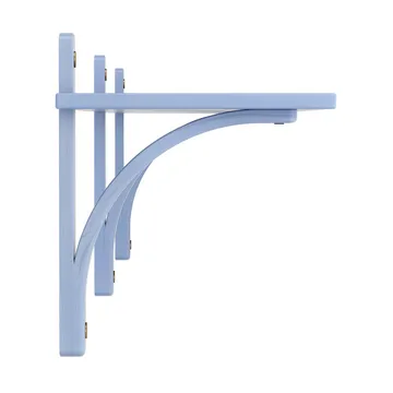 Levi shelf 1 shelf level - ILKE Blue-brass, 180 cm - Swedese