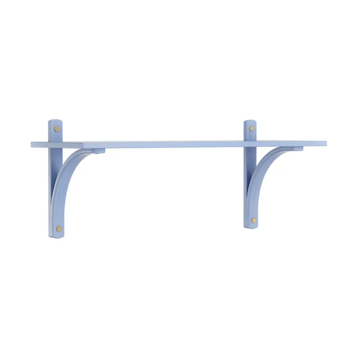 Levi shelf 1 shelf level - ILKE Blue-brass, 90 cm - Swedese