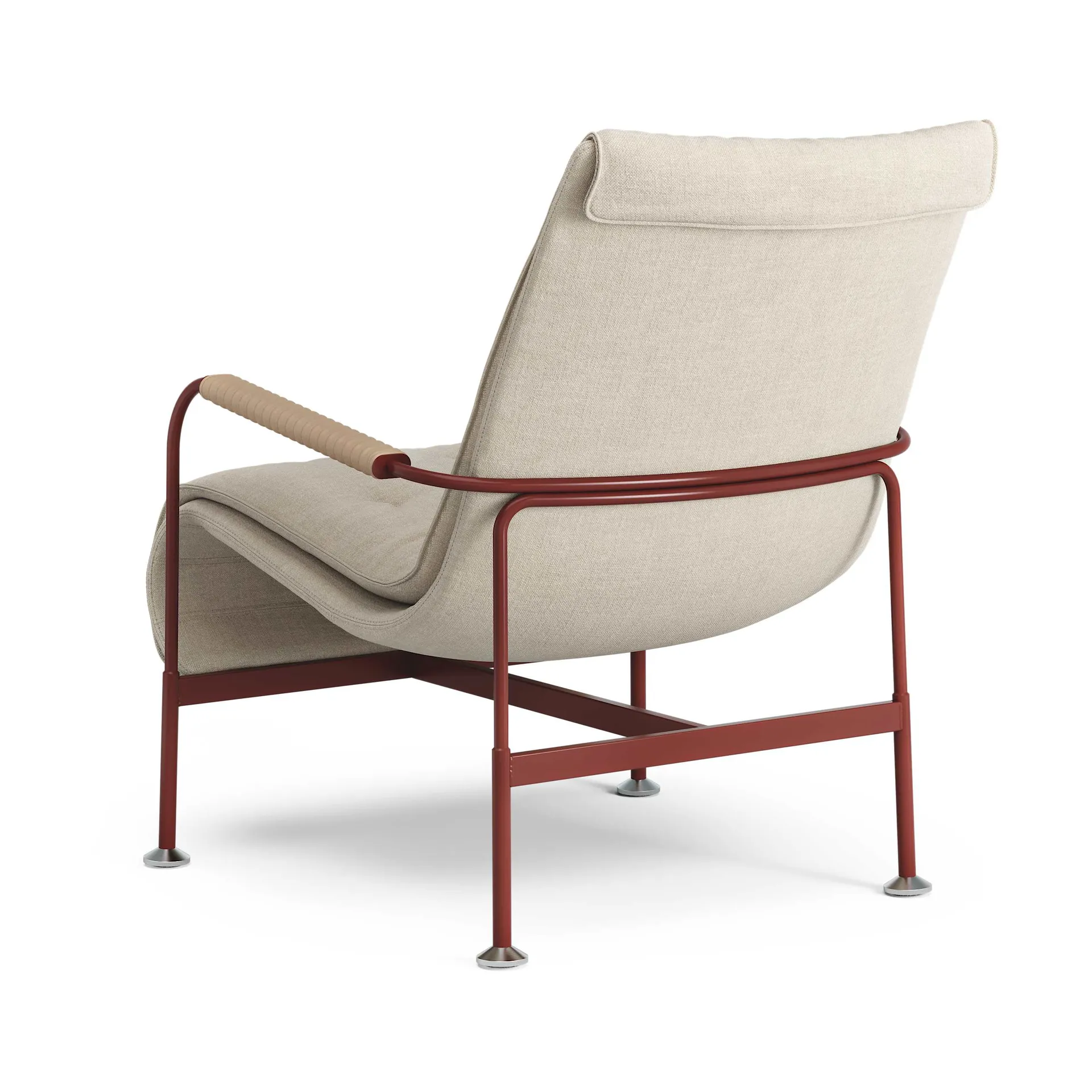 Serpentine armchair, Fabric Romo Linara Rye-red-tärnsjö Nature Swedese