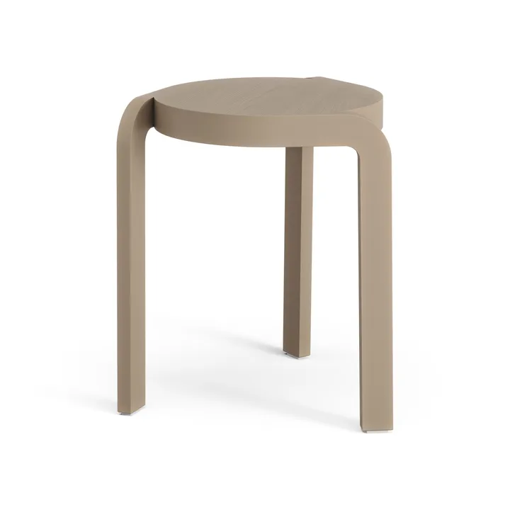 Spin round stool H44 cm - Ash-nutmeg, Ø32x44 cm - Swedese