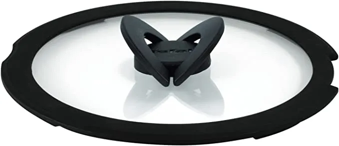 Ingenio glass lid Ø28 cm, Black Tefal