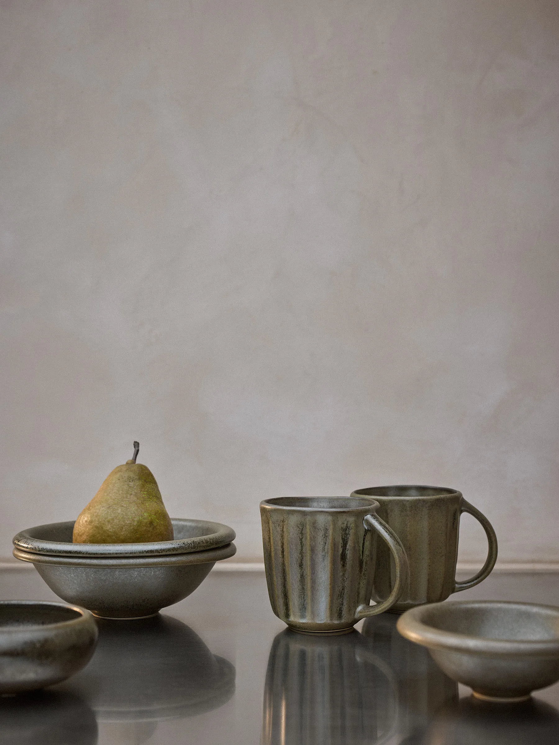 Elba mug, Green brown, 35 cl Tell Me More