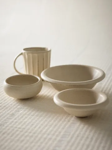 Elba mug - Sand beige, 35 cl - Tell Me More