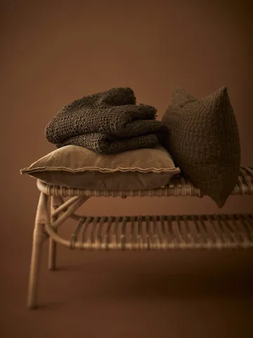 Gabrielle cushion cover - Brown, 50x50 cm - Tell Me More