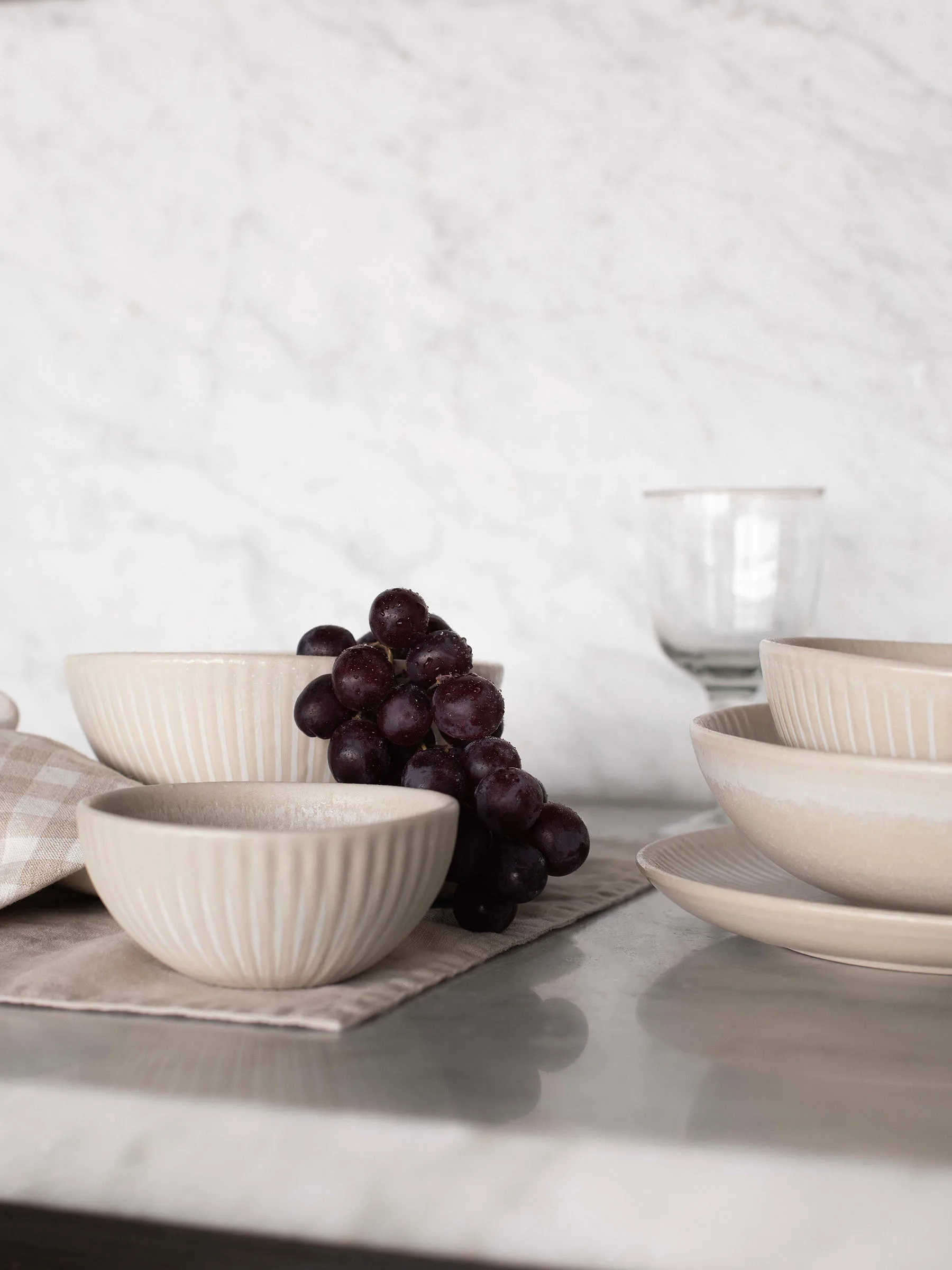 Granada bowl mini Ø11 cm, Creme white-beige Tell Me More