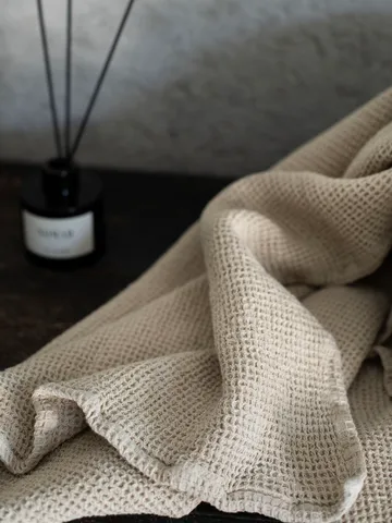 Nella bath towel 100x150 cm - Beige - Tell Me More