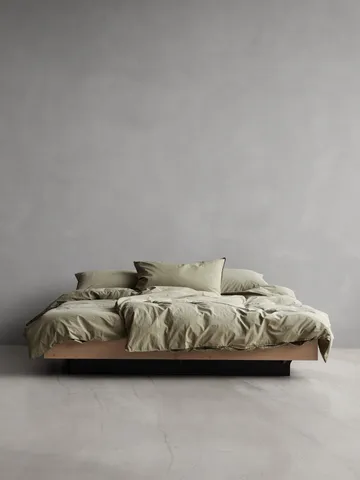 Tell Me More duvet cover cotton - Olive, 150x200 cm - Tell Me More