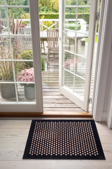 Dot doormat - Black-sand. 60x90 cm - tica copenhagen