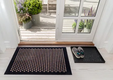 Dot doormat - Black-sand. 60x90 cm - tica copenhagen