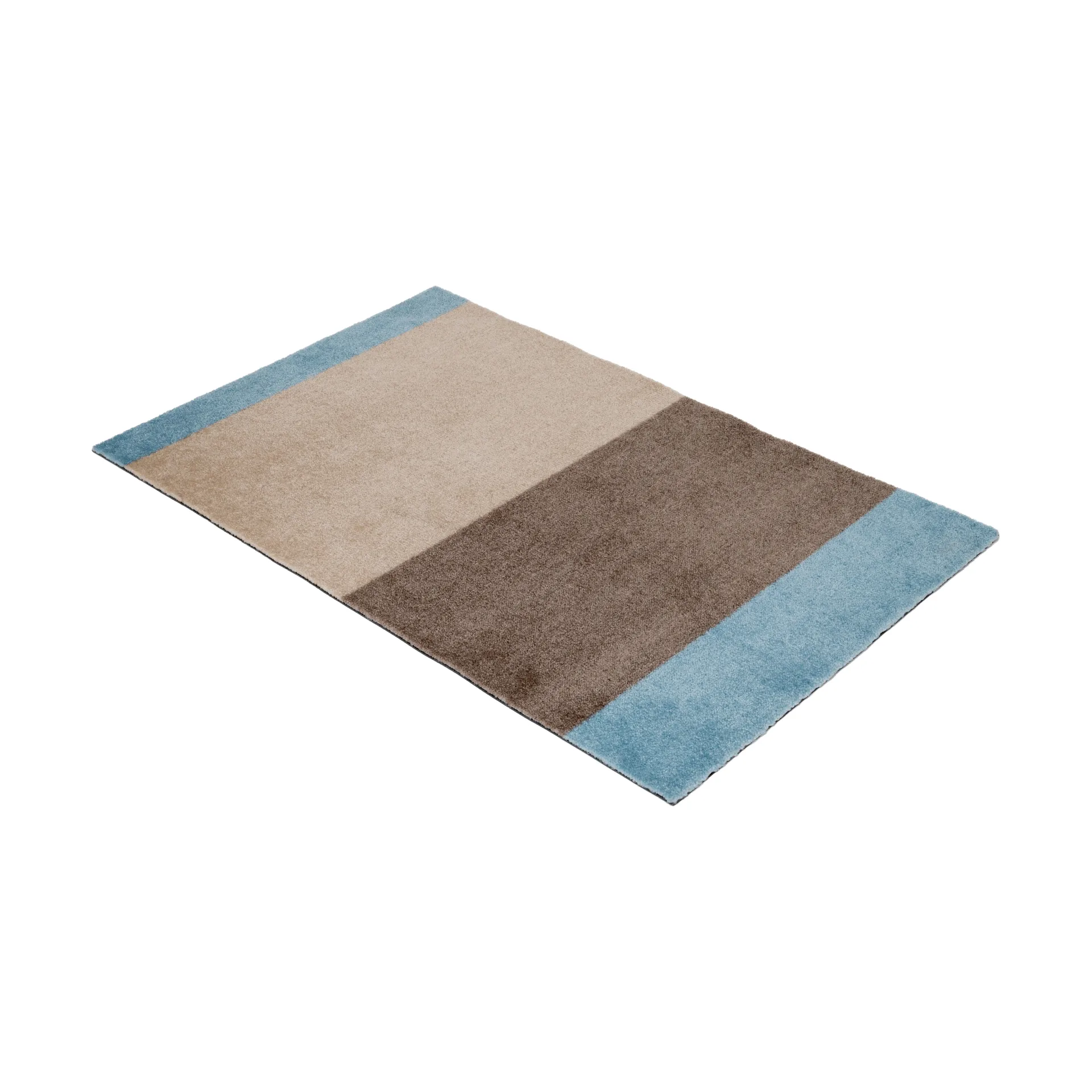 Stripes doormat horizontal, Ivory-sand-blue, 60x90 cm tica copenhagen