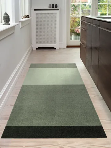 Stripes hallway rug horizontal - Green. 90x200 cm - tica copenhagen