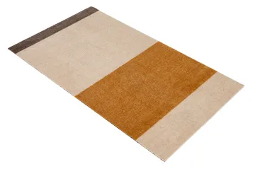 Stripes hallway rug horizontal - Ivory-dijon-brown. 67x120 cm - tica copenhagen