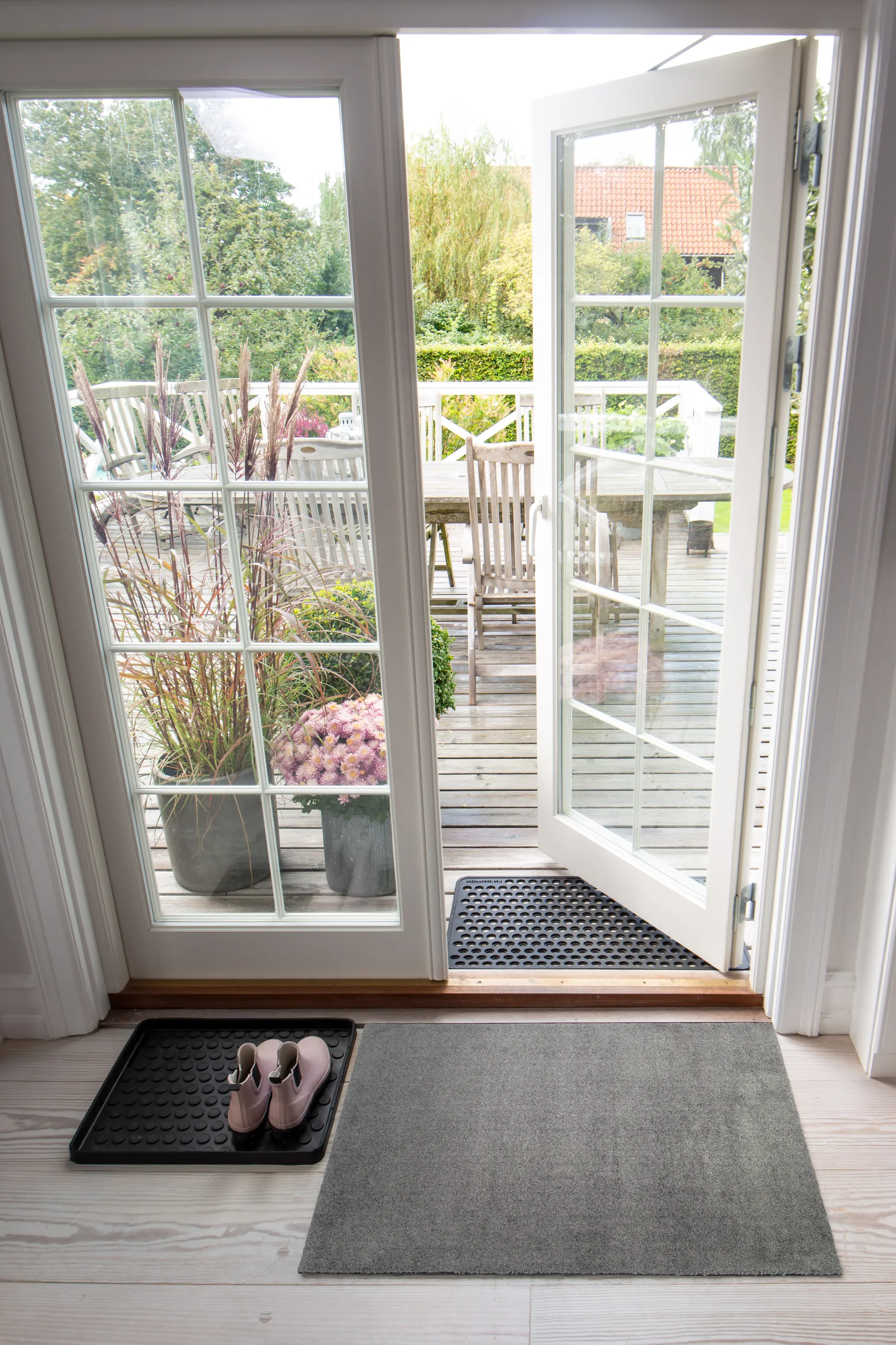 Unicolor doormat, Steel grey. 60x90 cm tica copenhagen