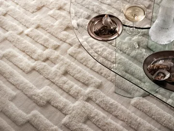Bielke wool carpet 200x300 cm - Offwhite - Tinted