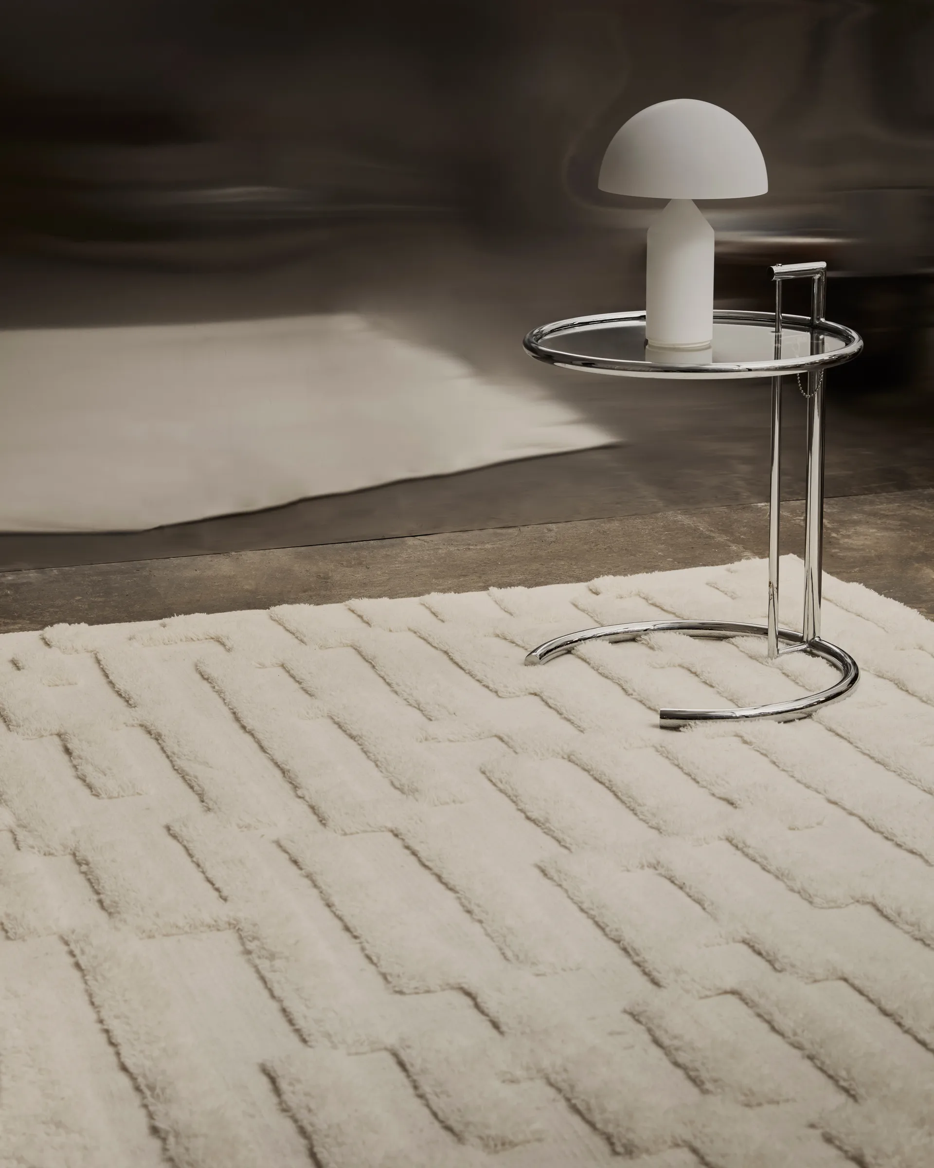 Bielke wool carpet 200x300 cm, Offwhite Tinted
