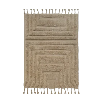 Kask wool carpet 250x350 cm - Beige - Tinted