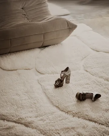 Kullin wool carpet 200x300 cm - Offwhite - Tinted