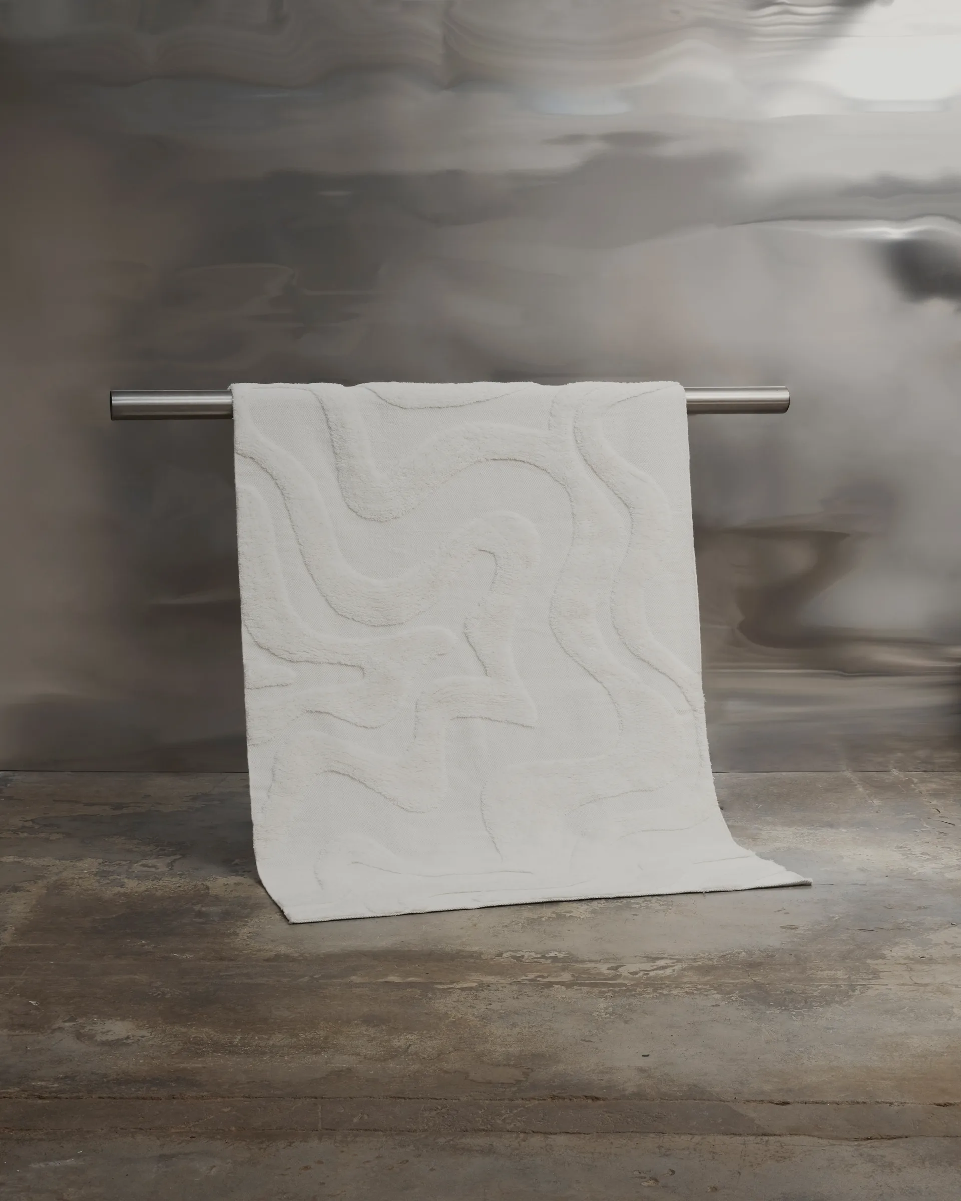 Norlander wool carpet 260x350 cm, Offwhite Tinted