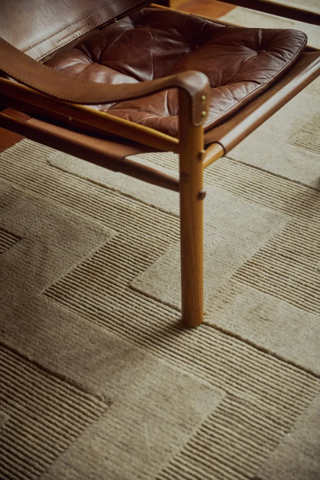 Valmont wool rug, Beige melange, 250x350 cm Tinted