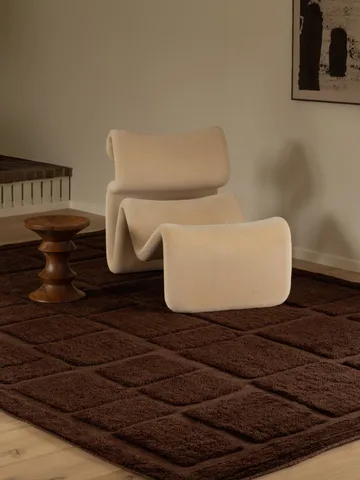 Wandel wool rug - Brown, 300x400 cm - Tinted