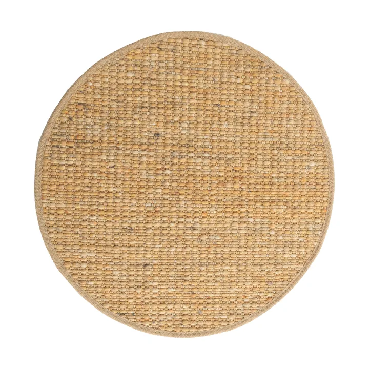Greenland Swift round rug - Gold no. 261, Ø300 cm - Tisca